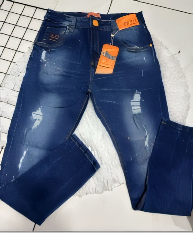 Calça Jeans Masculina Estilo Jogador
